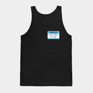 Ask Me About My Books Design for Professional Authors and Writers Tank Top